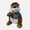 Blue Shirt/Hat, variant on Soft Stuffed Animals and Plush Toys, PP Cotton Brown Red