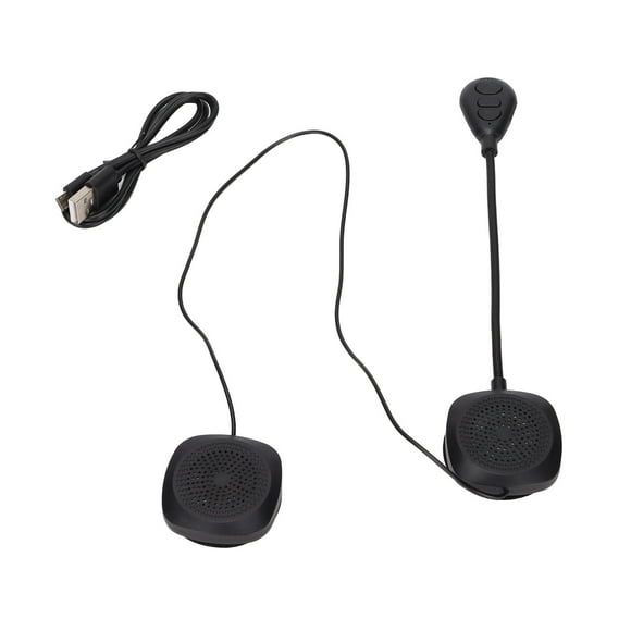 DEWIN Bluetooth Helmet Headset Ultra Thin Motorcycle Helmet Speaker with Auto Answer Calls Volume Control Dial Control