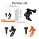 thumbnail image 4 of Methold Action 5Pro Soporte fijo flexible Cámara deportiva Ciclismo Insta3 60 Clip elástico para barandillas Accesorios para fotos Naranja, 4 of 6