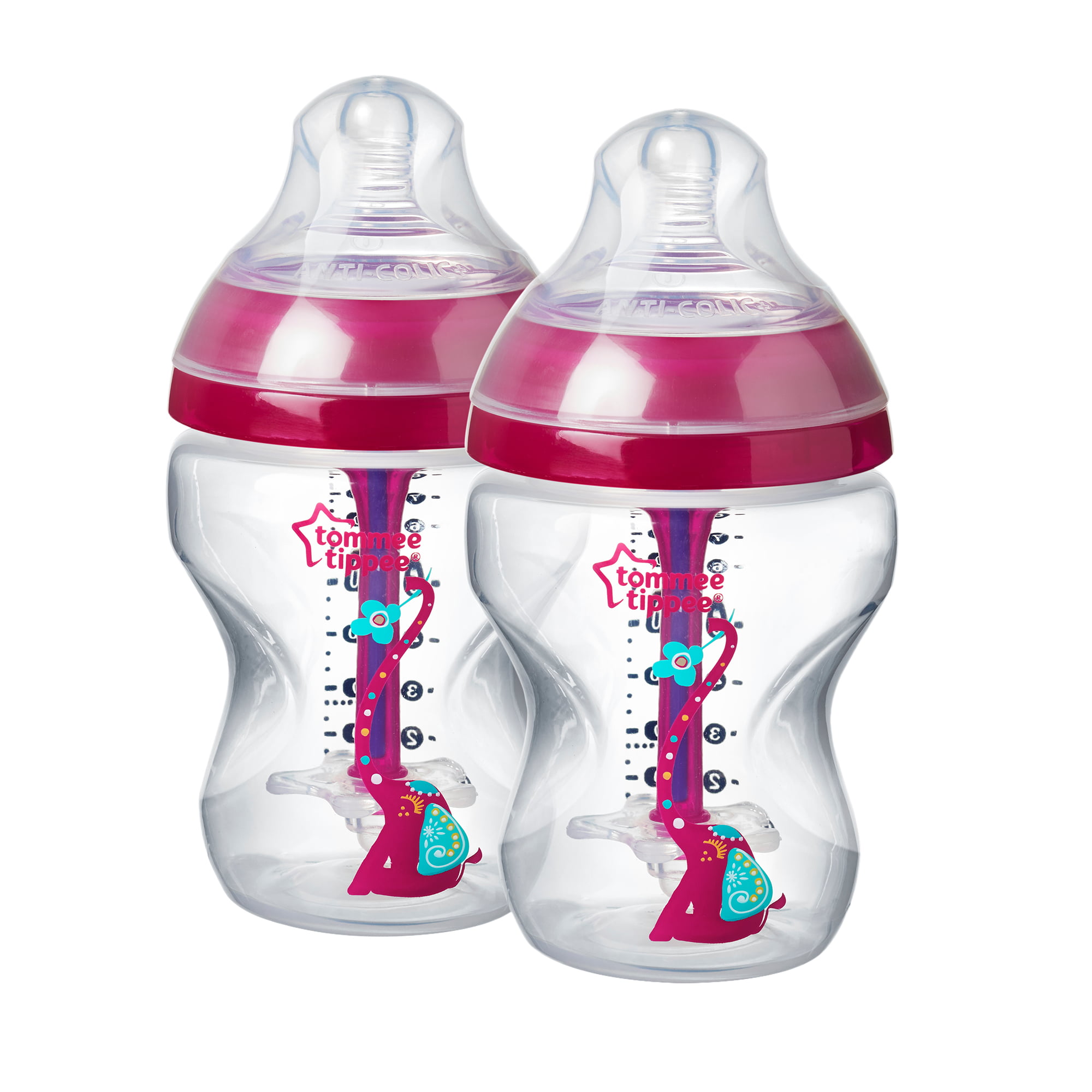 pink tommee tippee bottles
