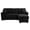 Armless, variant on Sleeper Sofa, Sectional with Pull-Out Bed, Reversible Chaise, Storage Sectional, Dark Gray breathable fabric, Small Space Solution, Convertible Sofa Bed, Living Room Furniture, L-Shaped Sofa