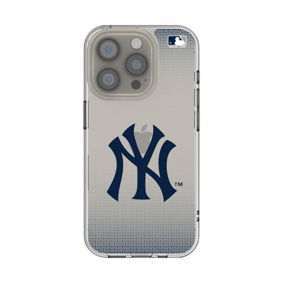 New York Yankees Linen Logo iPhone Clear Case