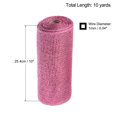 thumbnail image 2 of Unique Bargains PP Burlap Mesh 10' x 10 Yards Decorative Wrapping Ribbon, Pink 1 Roll, 2 of 5