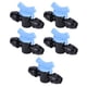 thumbnail image 4 of Cepillo Desenredante De 8 Filas Ergonómico Extraíble Universal Portátil Cepillo De Masaje Desenredante Cepillo De Pelo para Mujeres Azul, 4 of 5