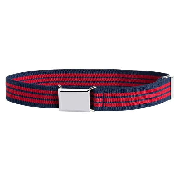 Buyless Fashion Kids Toddlers Baby Adjustable Elastic Stretch Belt with Silver Buckle