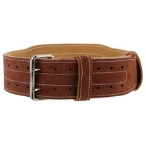 FUTUREORYY Weight Belts For Lifting Men Brown PU 1Pack Weightlifting Support