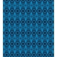 thumbnail image 3 of Ambesonne Geometric Duvet Cover Sets, Concentric Circles Art, 2-King, Azure Blue and Dark Blue Grey, 3 of 7