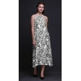 thumbnail image 4 of Bimba Robe Longue Dos Nu Géométrique Décontractée pour Femmes Robe de Plage Imprimée-Petite, 4 of 6