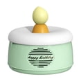 thumbnail image 1 of Green Bluetooth Speaker Birthday Cake Shape With Ambient Light Rechargeable Wireless Speaker Cute Table Decoration For Gifting Parties And Home Decor With Diy Accessories Fun Design, 1 of 7