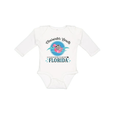 

Inktastic Clearwater Beach Florida Trip Girls Long Sleeve Baby Bodysuit