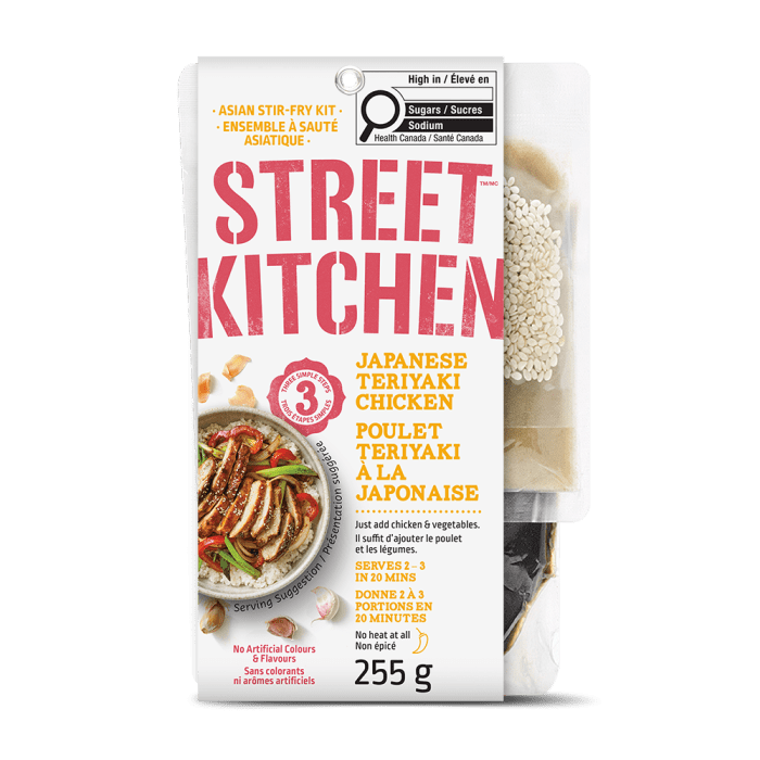 Street Kitchen, Japanese Teriyaki Chicken Kit, 255 G (Shelf