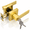 gold, variant on The stainless steel design of the indoor door handle lock with key is suitable for use as a front door lock, rear door lock or bedroom door lock, providing ideal privacy protection and security, 1PCS