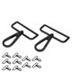 thumbnail image 1 of Cierre de llavero Jadeshay 10 piezas Gancho a presión para cordón bolso accesorios de hardware para equipaje clip de aleación con forma de langosta, 1 of 14