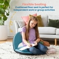 thumbnail image 5 of ECR4Kids Spectator Adjustable Floor Chair, Smoky Blue, 5 of 10