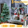 thumbnail image 6 of Cluster Lights Christmas 1000LED 49FT, Warm White Christmas Tree Lights 8 Modes Timer Remote, Waterproof String Lights for Outdoor Indoor Outside Garland Xmas Decorations, 6 of 9