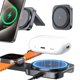 thumbnail image 1 of Cargador Inalámbrico Sadoway Negro 15W Plegable Magnético 2 en 1 Compatible con iPhone y Apple Watch, 1 of 8