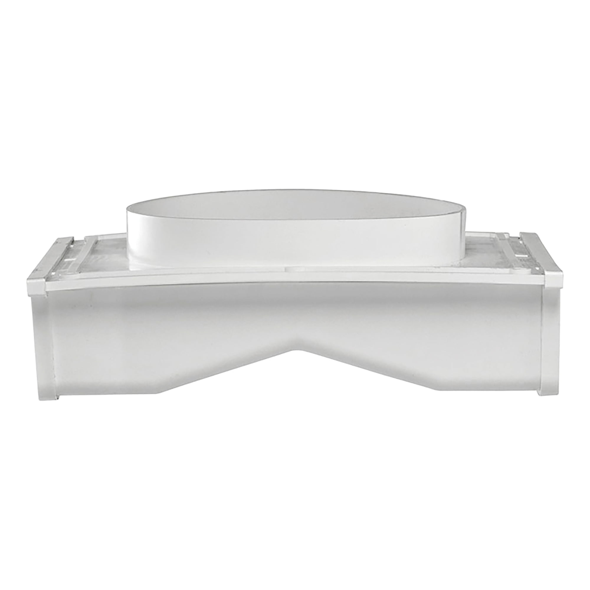 Lambro 164W Double Sided Under Eave Vent 4 Inch White Plastic