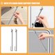 thumbnail image 3 of BESTYASH 2Ud Resorte Ajustador De Para De Inoxidable Resistente Y Multifuncional Plateado, 3 of 8