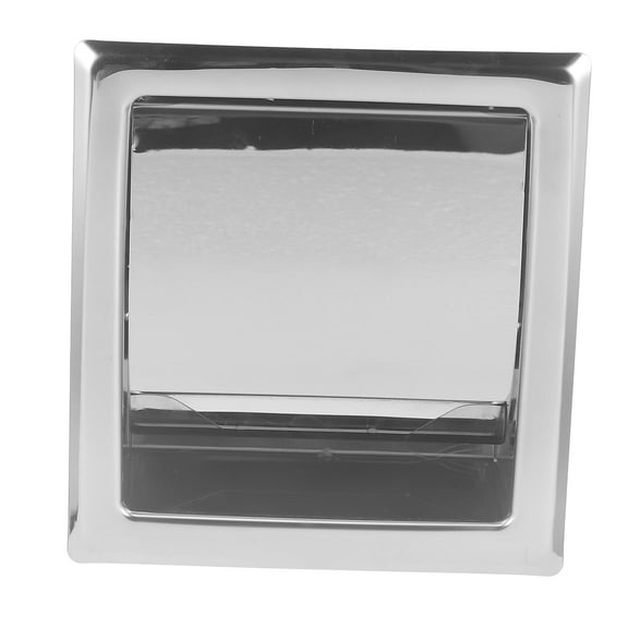 HOMEMAXS  Toilet Holder Bathroom Paper Commercial Dispenser Wall Silver