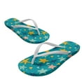 thumbnail image 6 of Psesaysky Colorful Sea Starfish Printed Sandals for Ladies Girls Suitable for Indoor Outdoor Footwear Women's Flip Flops Size 5-9, 6 of 7