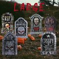 thumbnail image 1 of 6 Lápidas de Halloween de 17 Pulgadas con Estacas., 1 of 3