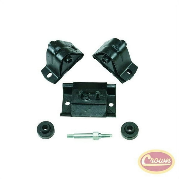 Crown Automotive 52000074K CAS52000074K MOTOR MOUNT KIT (WRANGLER) Fits select: 1989-1990 JEEP WRANGLER / YJ, 1987 JEEP WRANGLER