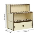 thumbnail image 2 of Luxshiny 1Set Microcentrifuge Tube Rack Storage Rack Natural Wood for Professional Artists Back to School, 2 of 6