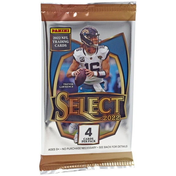 NFL Panini 2022 Select Football Trading Card BLASTER Pack (4 Cards)