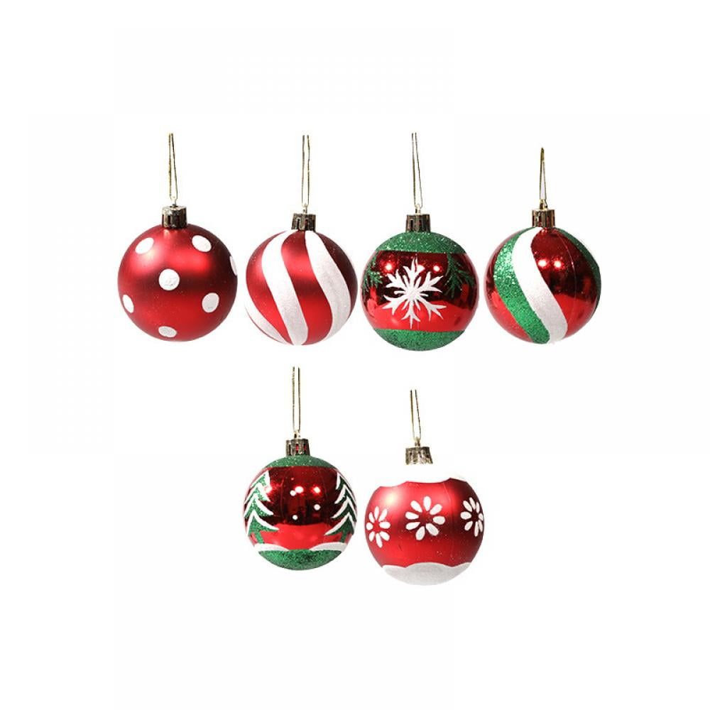 Christmas Ornament Holiday Blinking Ball Shatterproof Boy Elf XMas Hangs NEW