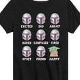 thumbnail image 3 of Star Wars - Mandalorian Moods - Youth Boys Short Sleeve Graphic T-Shirt, 3 of 5
