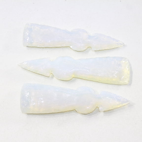 3 Opalite Ornamental Tomahawk Heads #7024  Ax Axe Hatchet