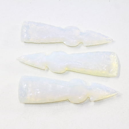 3 Opalite Ornamental Tomahawk Heads #7024 Ax Axe Hatchet