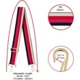 thumbnail image 5 of LAICAIW Grand Bandoulière, Sangle de Sac à Main Réglable Style Guitare avec Boucle Dorée Remplacement Tissé pour Sacs à Main (5CM) Couleur6, 5 of 5