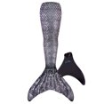 thumbnail image 4 of Fin Fun Mermaid Tail with Monofin for Swimming in Barracuda Black, Adult Small, 4 of 7