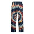 thumbnail image 7 of Iaqnaocc Mens Sweatpants Tie Dye Open Bottom Baggy Sweat Pants Straight Leg Athletic Breathable Sweatpants With Pockets Navy L, 7 of 7