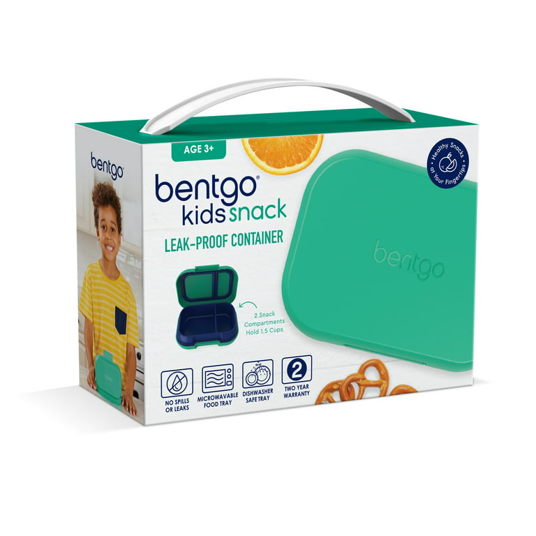 Bentgo® Kids Snack - 2 Compartment Leak-Proof Bento-Style Food Storage for  Snacks and Small Meals, Easy-Open Latch, Dishwasher Safe, and BPA-Free 