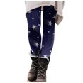 thumbnail image 2 of ZHOGXU Womens Leggings High Waist Cartoon Printed Fashion Slim Fit Yoga Pants Trousers For Casual Daily Wear Dark Blue Xxl, 2 of 4