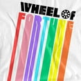 thumbnail image 3 of Popfunk Wheel of Fortune Logo Color Blend White Kids T Shirt for Youth Boys and Girls, White, X-Large, 3 of 5