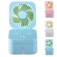 thumbnail image 2 of 2 in 1 Mini Fan Multifunctional Personal Fan Ultrasonic Air Humidifier, 2 of 8