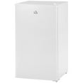 thumbnail image 1 of HOMCOM 3.2 Cu Ft Compact Refrigerator with Freezer, White, 18.8"W x 17.5"D, Adjustable Shelf, Reversible Door, Energy Efficient Mini Fridge for Dorm, RV, Apartment, Living Room, 1 of 7