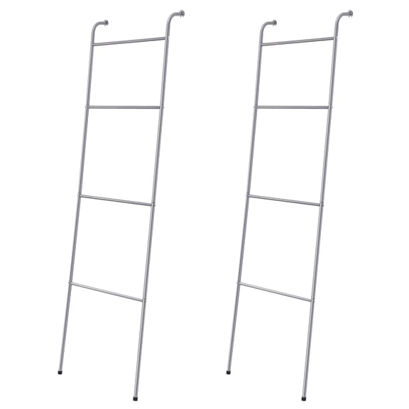 2 Pack Blanket Ladder Bathroom Towel Rack Decorative Towel Rack 4 Layer Blanket Rack
