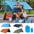thumbnail image 4 of Matoen Hammock Rain Fly Waterproof Tent Tarp, UV Protection and Waterproof, Lightweight for Camping, Backpacking and Outdoor Adventure, 4 of 6