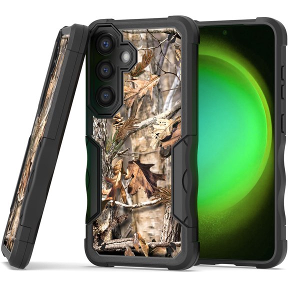 CoverON For Samsung Galaxy S24 Phone Case, Military Grade Heavy Duty Rugged Cover Grip, Camouflage