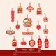 thumbnail image 5 of Chinese New Year Decoration Lion Dance Hanging Tag Chinese Lunar New Year Hanging Decoration,C, 5 of 5
