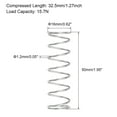 thumbnail image 3 of Unique Bargains 16mmx1.2mmx50mm 304 Ressort de Compression en Acier Inoxydable 15,7n Capacité de Charge 10 Pièces, 3 of 5
