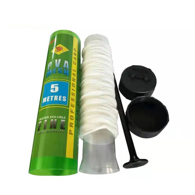 Malla de PVA 5m Alimentador de pesca Trampa Bolsa de cebo Redes Red de agua soluble Herramienta de aparejos Ehuebsd Para estrenar