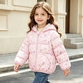 thumbnail image 5 of Nugftut Girls Boys Puffer Jackets Size 1-2 Years Hooded Winter Coat Warm Windproof Printed Kids Clothing, 5 of 8