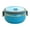 Blue, variant on Portable Lunch Box, Stainless Steel Food Double Bowl, Portable Bowl Drink Water Bowl Travel Double Layer, Circular Fresh-keeping Box Stainless Steel Insulated Office Worker Lunch Box Bento Boxes