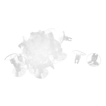 Tubing Co2 Unique Bargains 40 Pcs CO2 Airline Suckers Suction Cups for Aquarium Fish Tank Air Pump Tubing ()