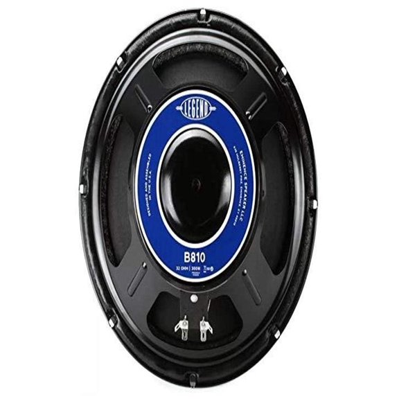 Eminence Speakers Legend B810 10" 150W Bass Guitar Speaker Driver, 32 Ohm